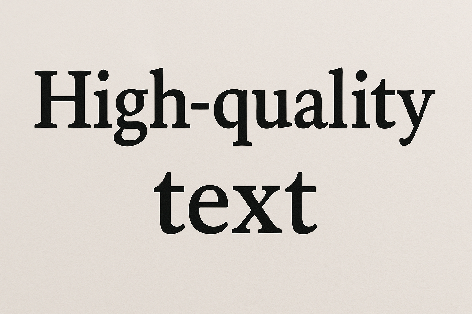 Clear Text Example